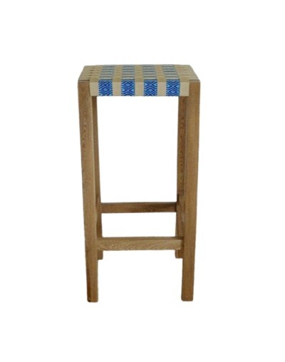 "Silla de Bar Coleta Media Azul - Muebles de Alta Calidad | Compra en Línea Ahora"