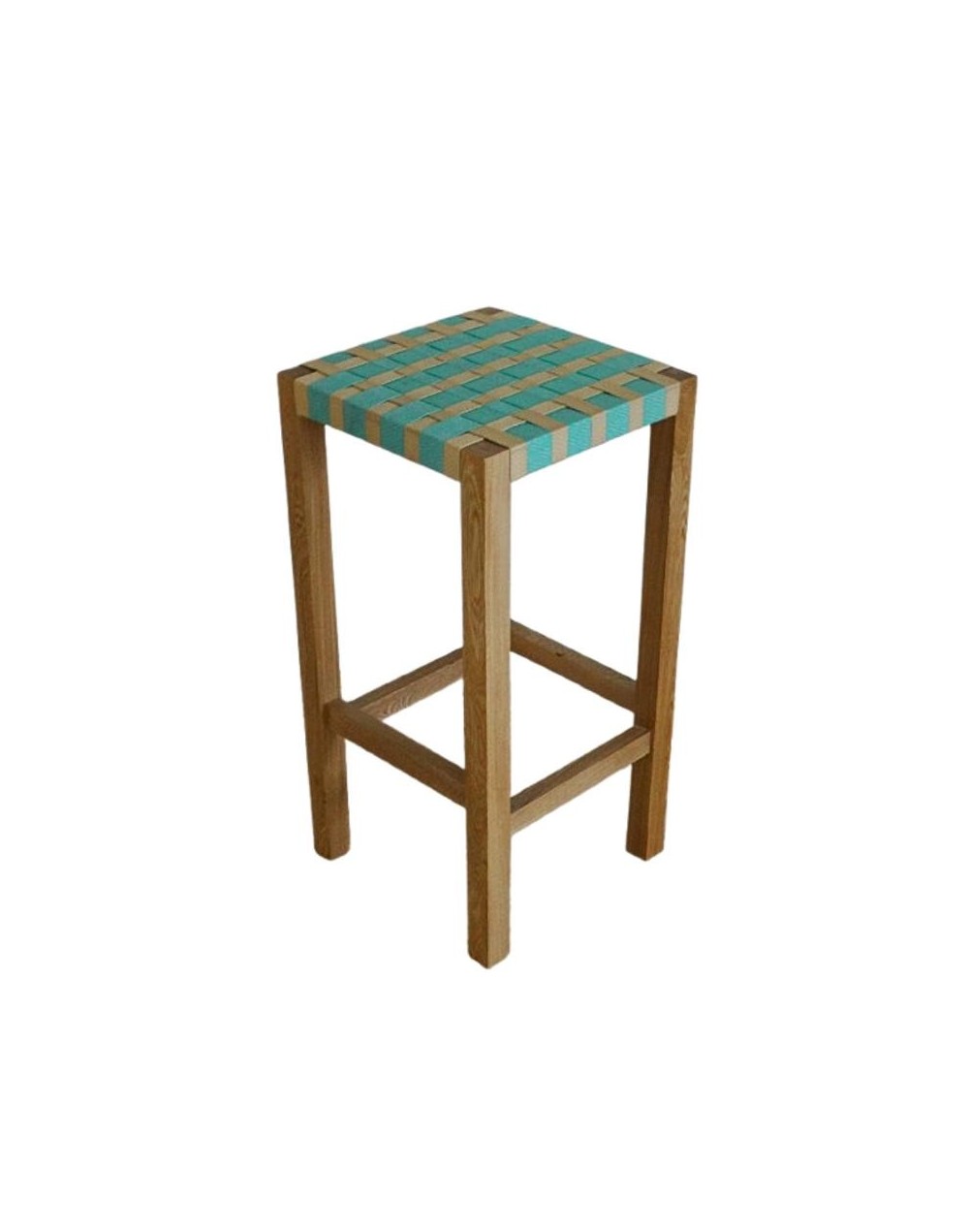 "Silla de Bar Coleta Toda Verde: Mueble Elegante para Bar