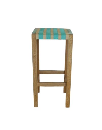 "Silla de Bar Coleta Toda Verde: Mueble Elegante para Bar