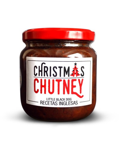 Christmas Chutney o conserva de frutos secos vino tinto y especias navideñas