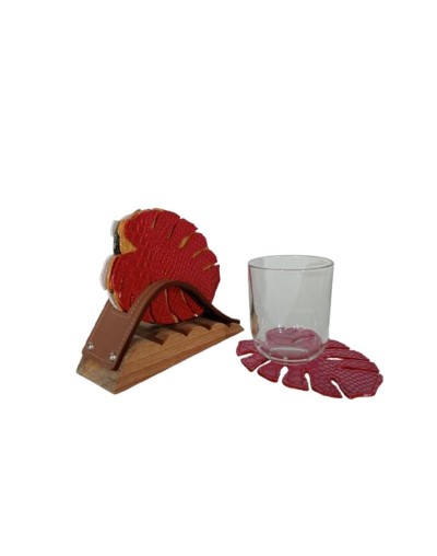 Kit de Seis Porta Vasos Artesanales: Elegancia y Sostenibilidad en Cada Detalle