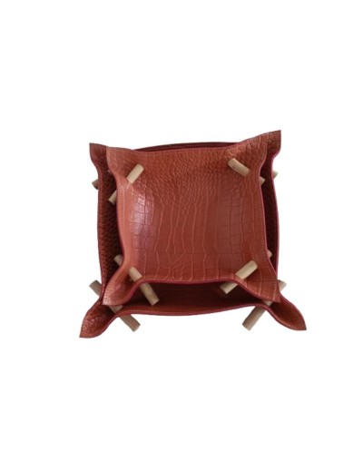 Kit de 2 BandejaS Artesanales doble faz de Cuero: Elegancia y Versatilidad Sostenible