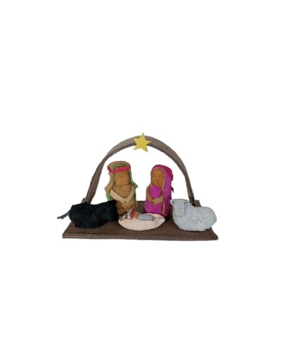 Pesebre Miniatura Artesanal: Tradición y Sostenibilidad