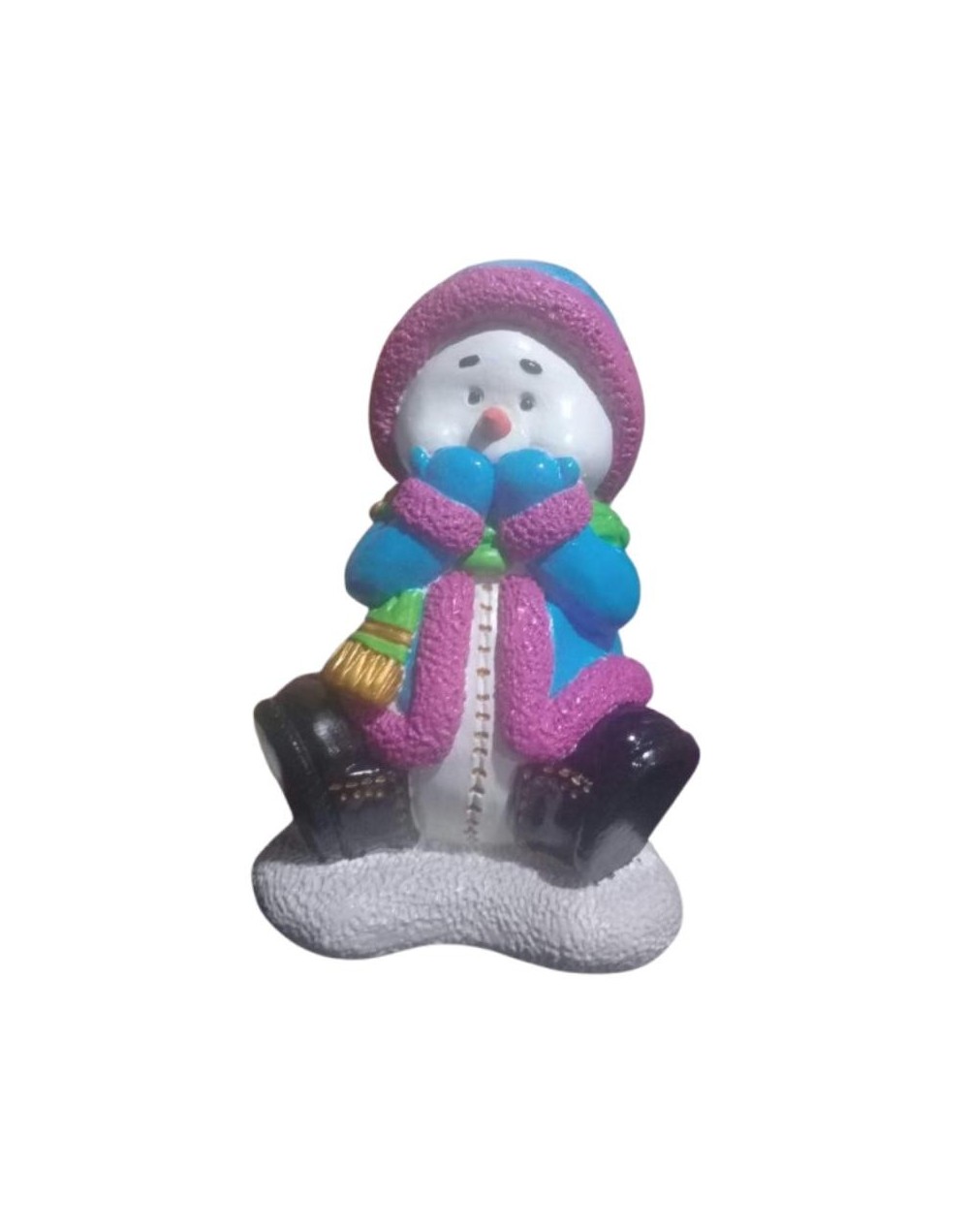 muñeco de nieve asombrado