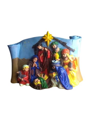 pesebre en bulto resinado