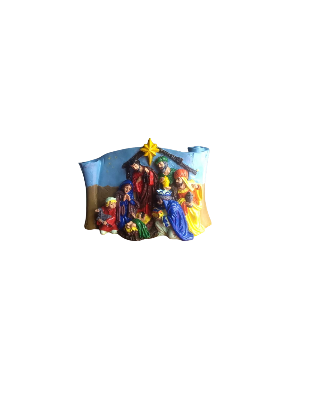 pesebre en bulto resinado