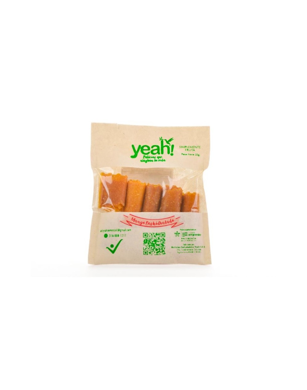 Rollos de fruta deshidratada
