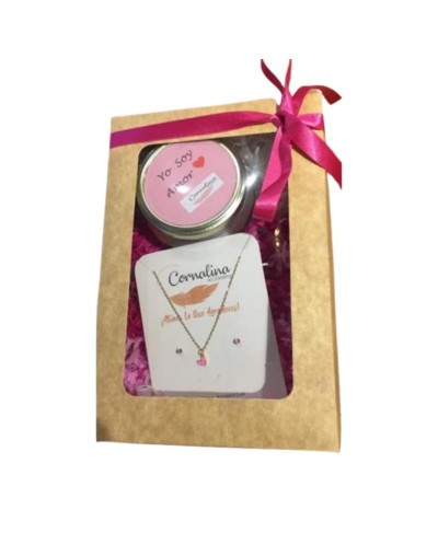 Kit de vela aromatizada con Cuarzos 