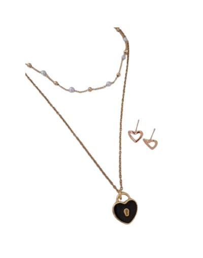 Set de cadena dorada