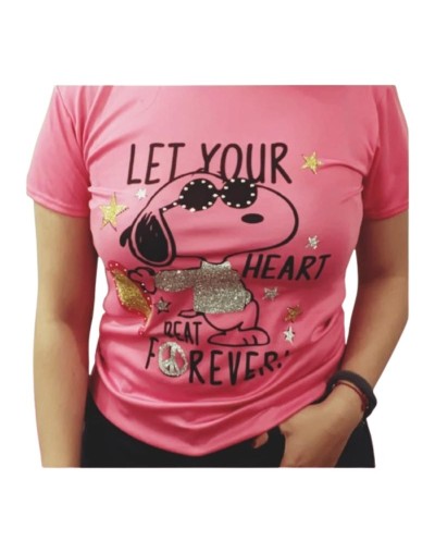 Camiseta  personalizada snoopy