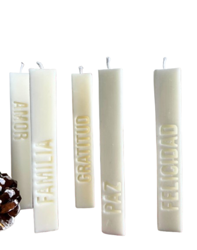 Kit velas deseos navidad-año nuevo