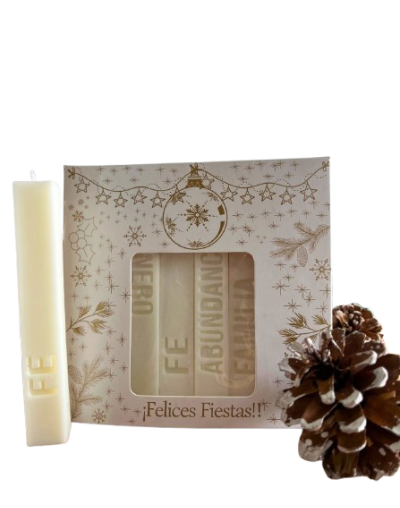 Kit velas deseos navidad-año nuevo