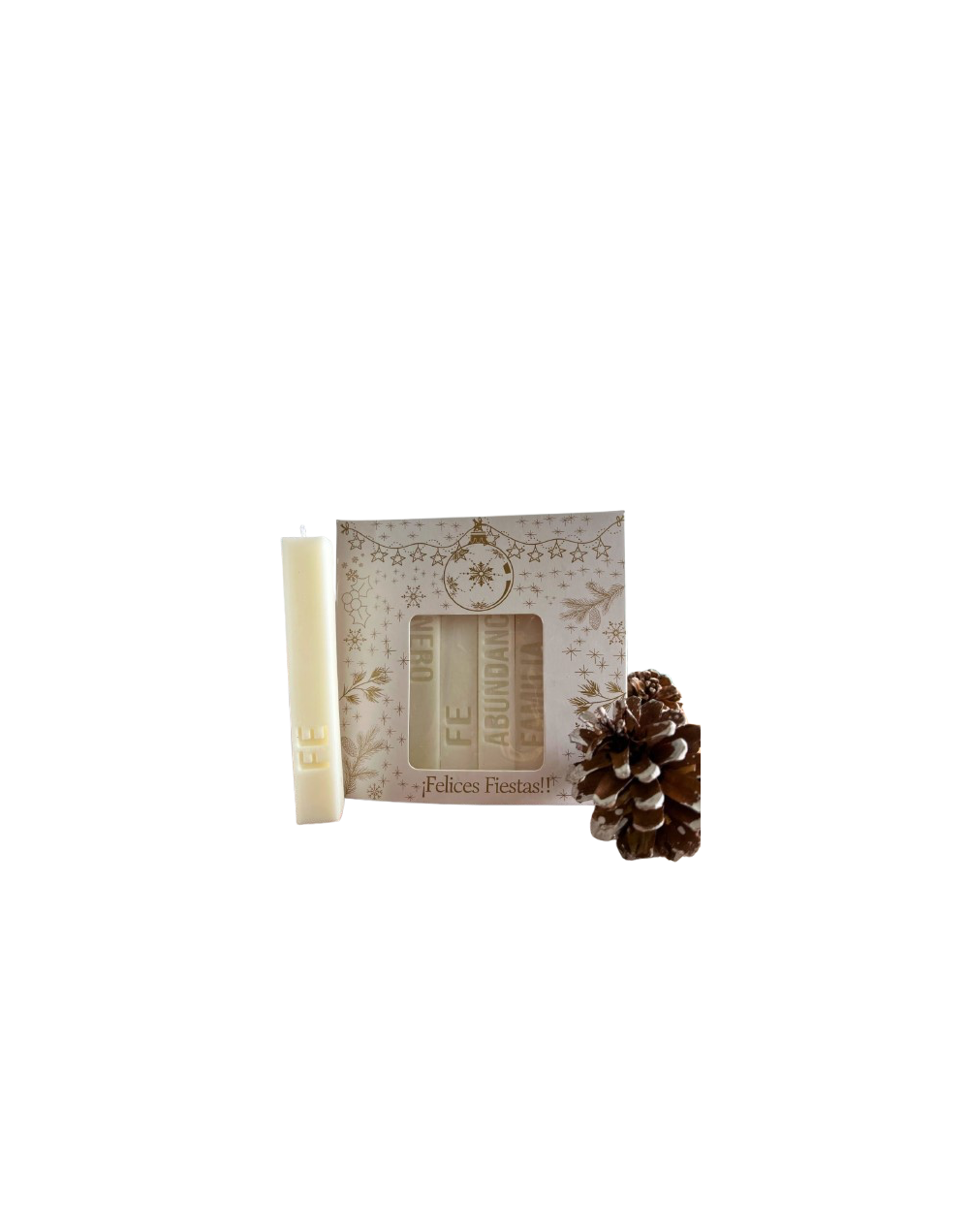 Kit velas deseos navidad-año nuevo