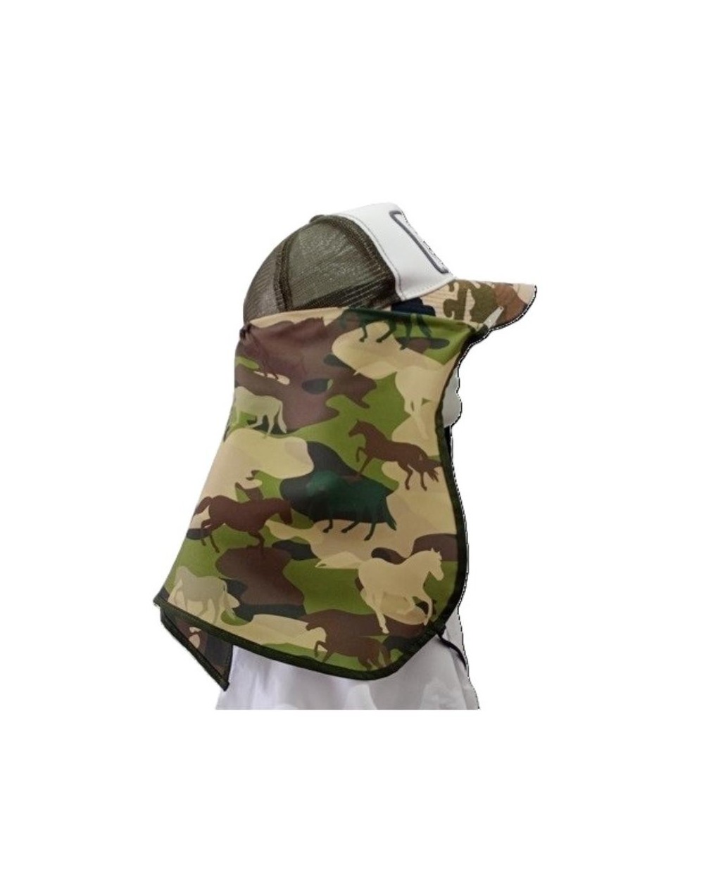 Capa facial accesoria para gorra, cubierta de protección solar para mejillas, orejas y cuello, UPF 50