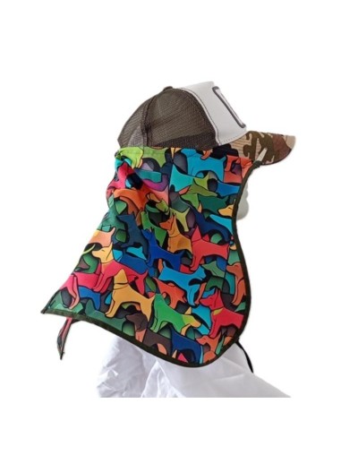 Capa facial accesoria para gorra, cubierta de protección solar para mejillas, orejas y cuello, UPF 50