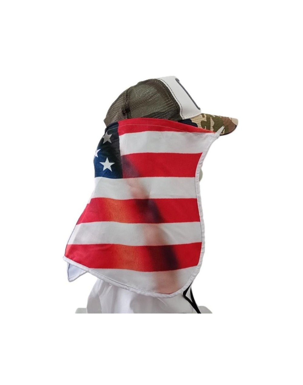 Capa facial accesoria para gorra, cubierta de protección solar para mejillas, orejas y cuello, UPF 50