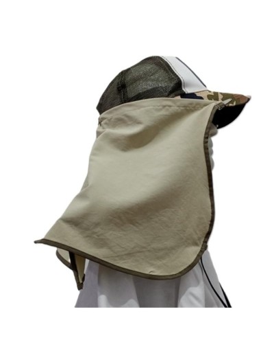 Capa facial accesoria para gorra, cubierta de protección solar para mejillas, orejas y cuello, UPF 50