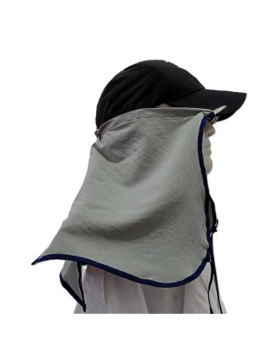 Capa facial accesoria para gorra, cubierta de protección solar para mejillas, orejas y cuello, UPF 50