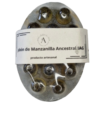 Jabón de Manzanilla Natural para Piel y Cabello
