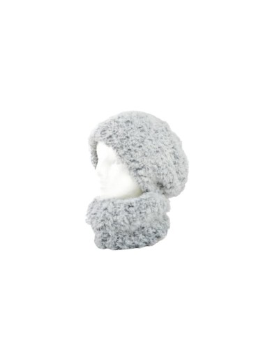 Juego de cuello y gorro infantil