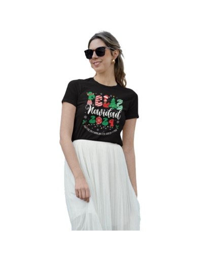 Camiseta navideña para dama