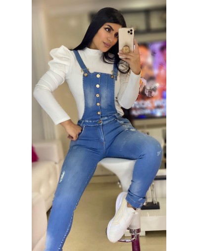 Enterizo en Jean Azul Medio Ref 1919