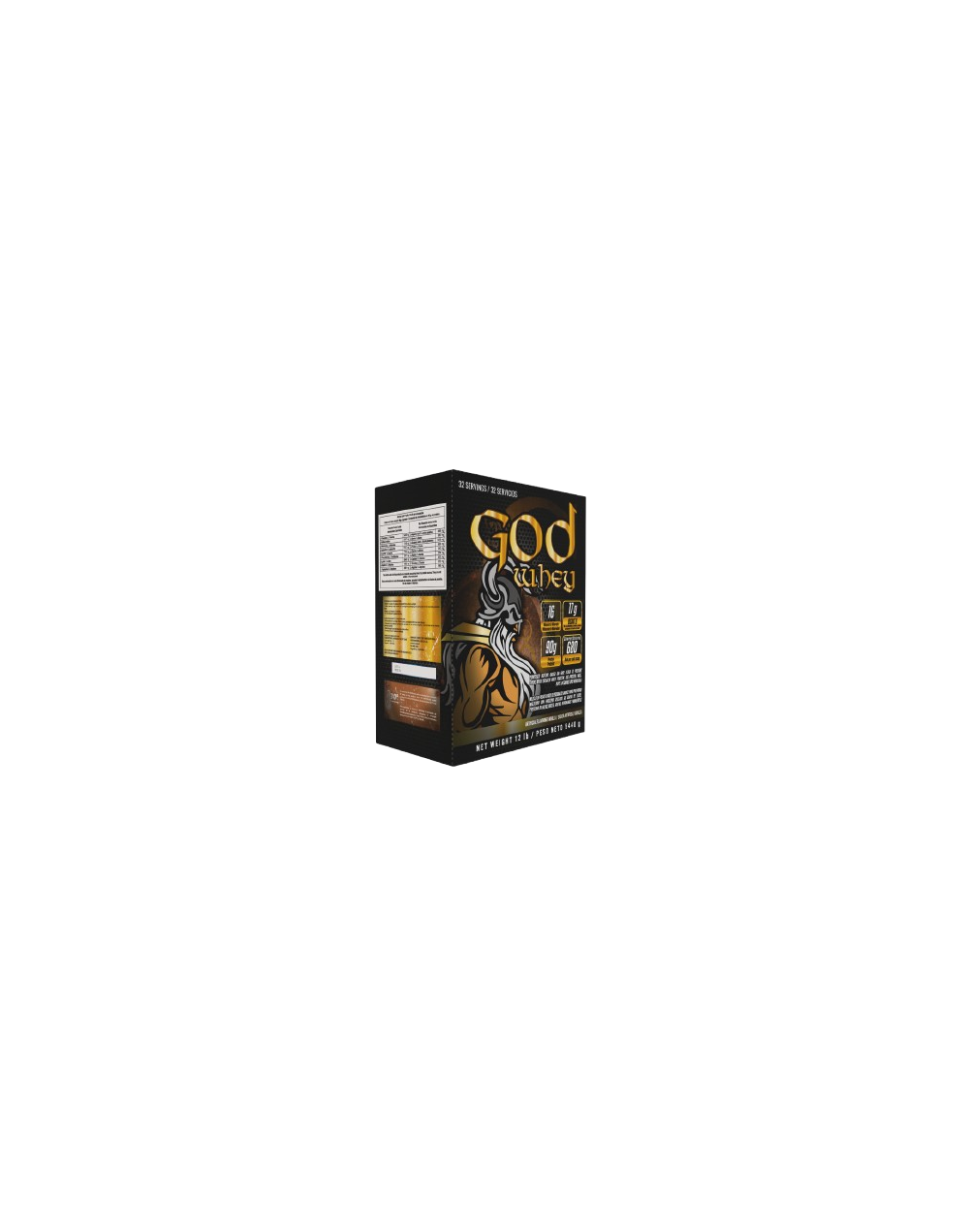 Proteína  God Whey  12 Libras
