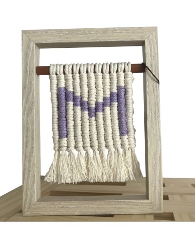Cuadro pequeño en macrame