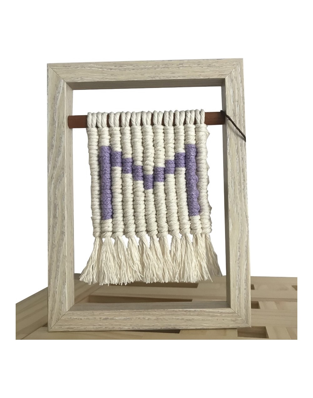 Cuadro pequeño en macrame