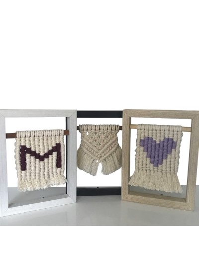 Cuadro pequeño en macrame