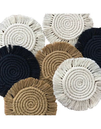 Portavasos SOL en macrame