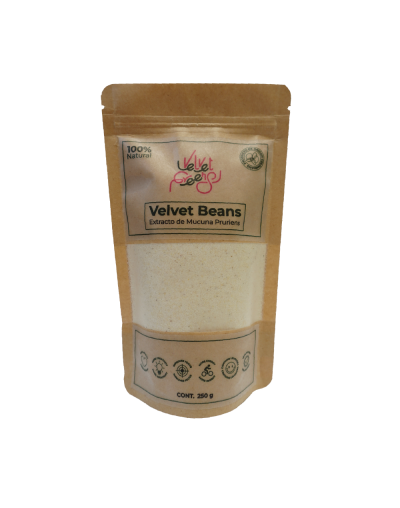 Extracto de Mucuna Pruriens (Frijol Terciopelo) 250 g  100 % Natural Orgánico