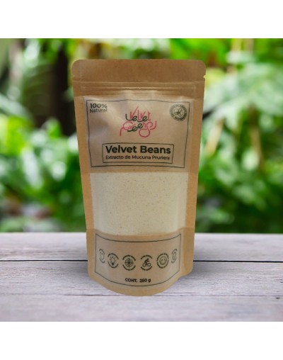 Extracto de Mucuna Pruriens (Frijol Terciopelo) 250 g  100 % Natural Orgánico