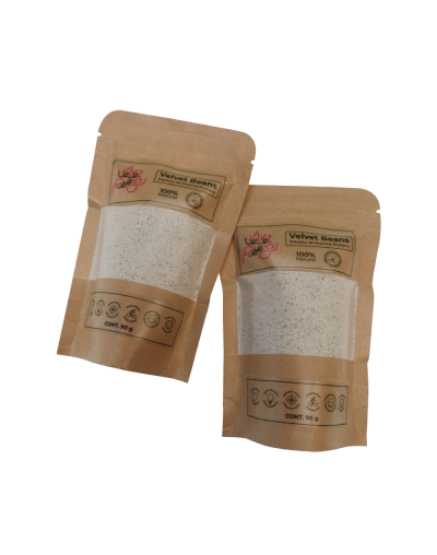 Extracto de Mucuna Pruriens (Frijol Terciopelo) 90 g - 100 % Natural Orgánico