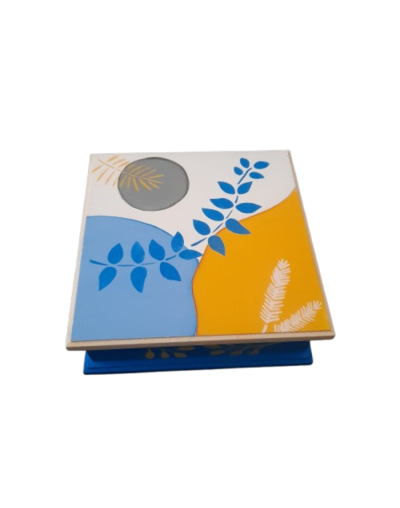Caja Servilletera en Tecnica Organica
