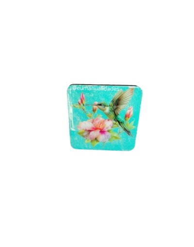 Juego flores de colibríes