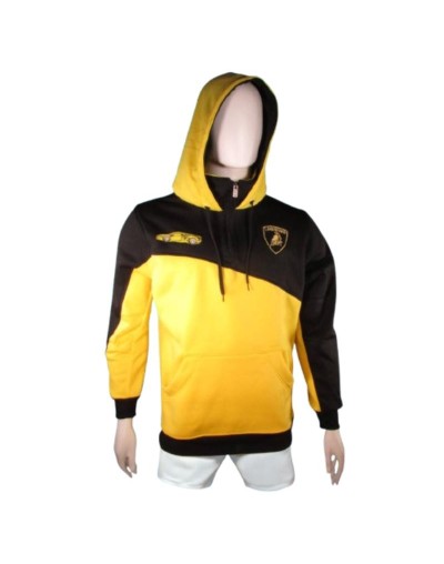 HOODIE EN ALGODON PERCHADO 