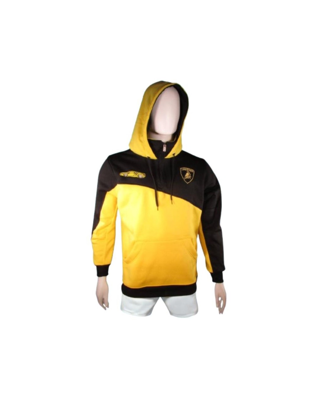HOODIE EN ALGODON PERCHADO 