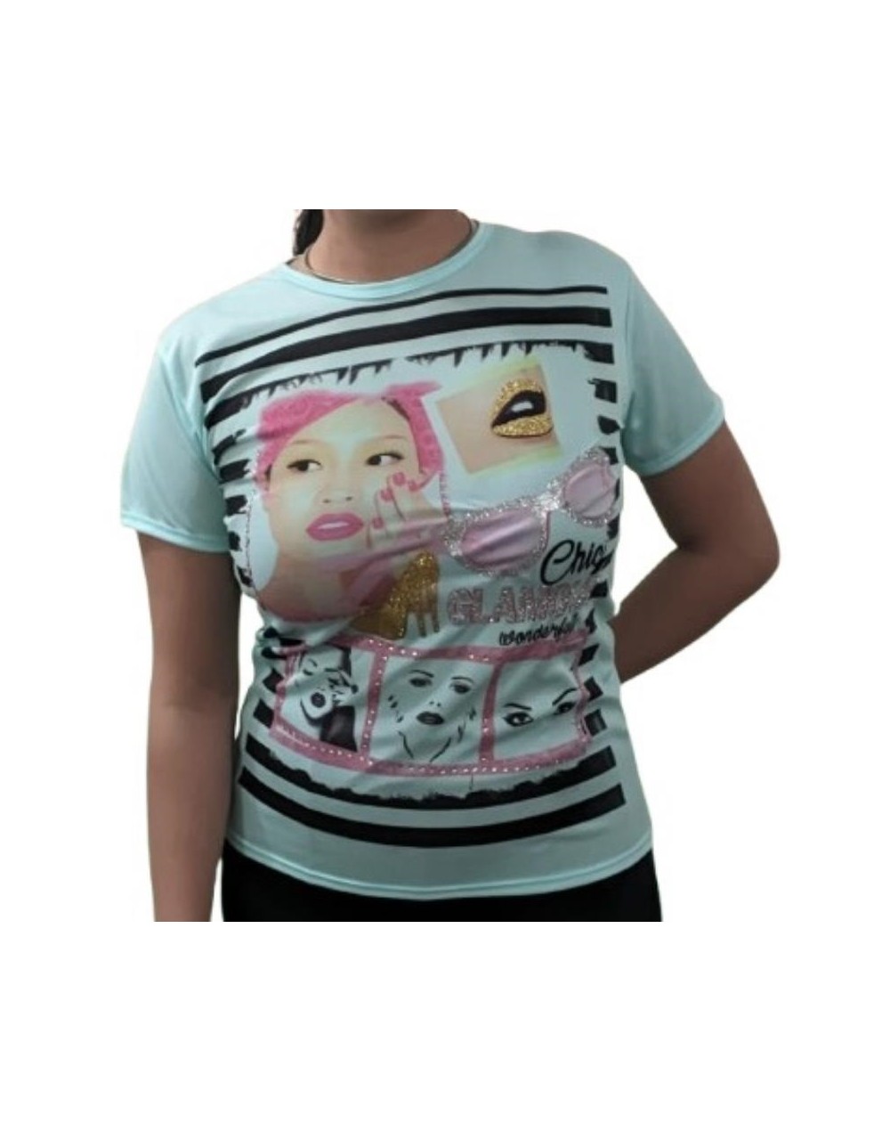 Camiseta  personalizada  Chic Glamour