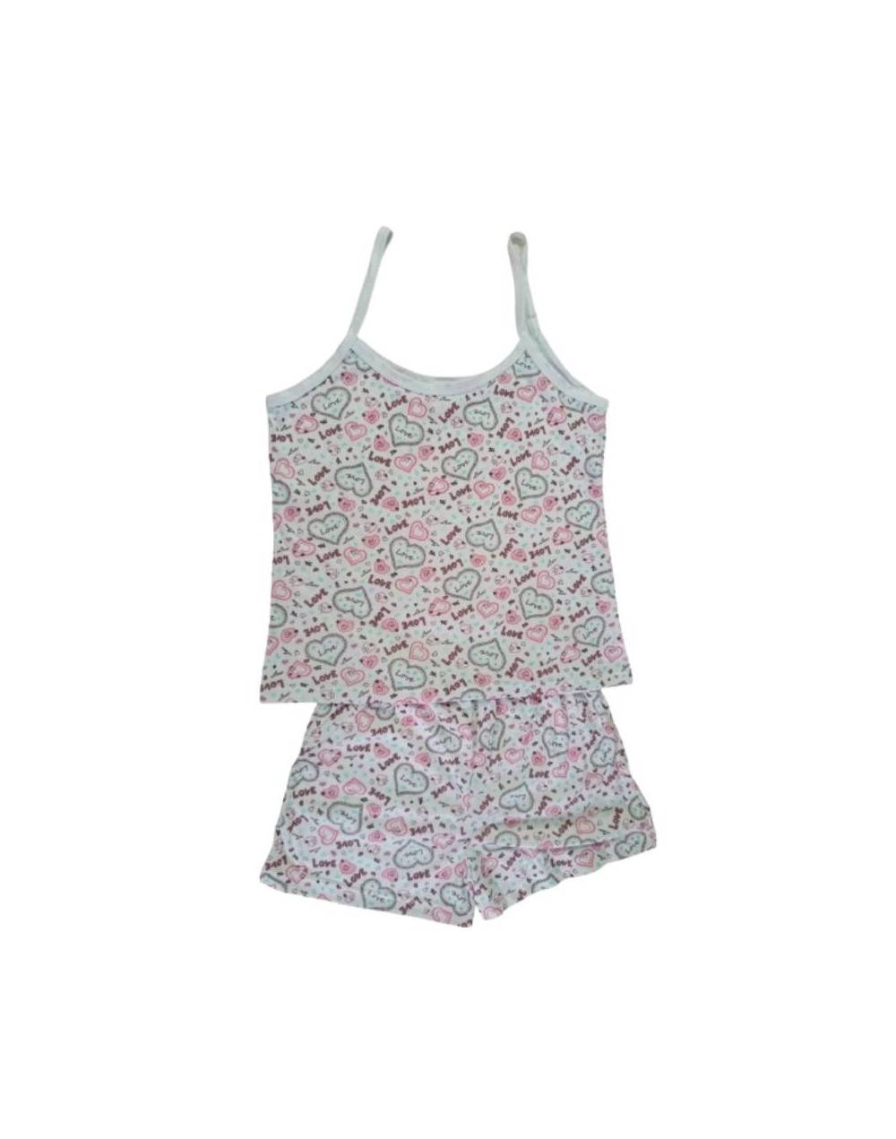 Pijama Short en Algodón dama 