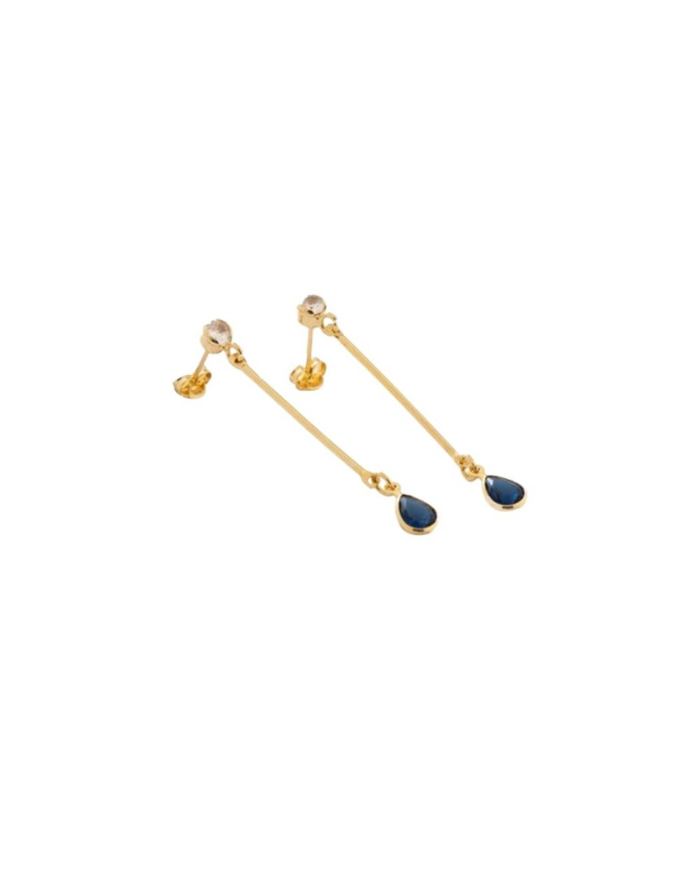 Aretes en oro laminado de 18K