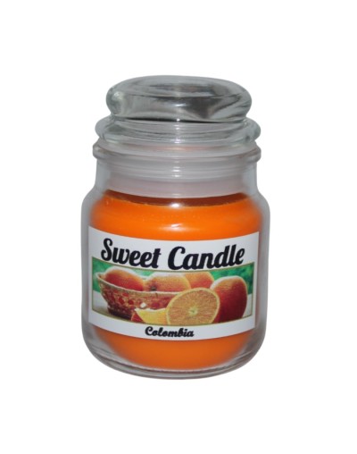 "Velas Tapa De Vidrio Naranja: Ambienta Tu Espacio con Calidez