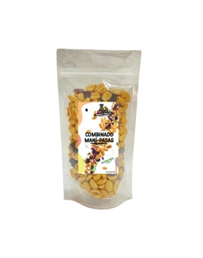 Frutos secos 125 gr(combinado mani y pasas)