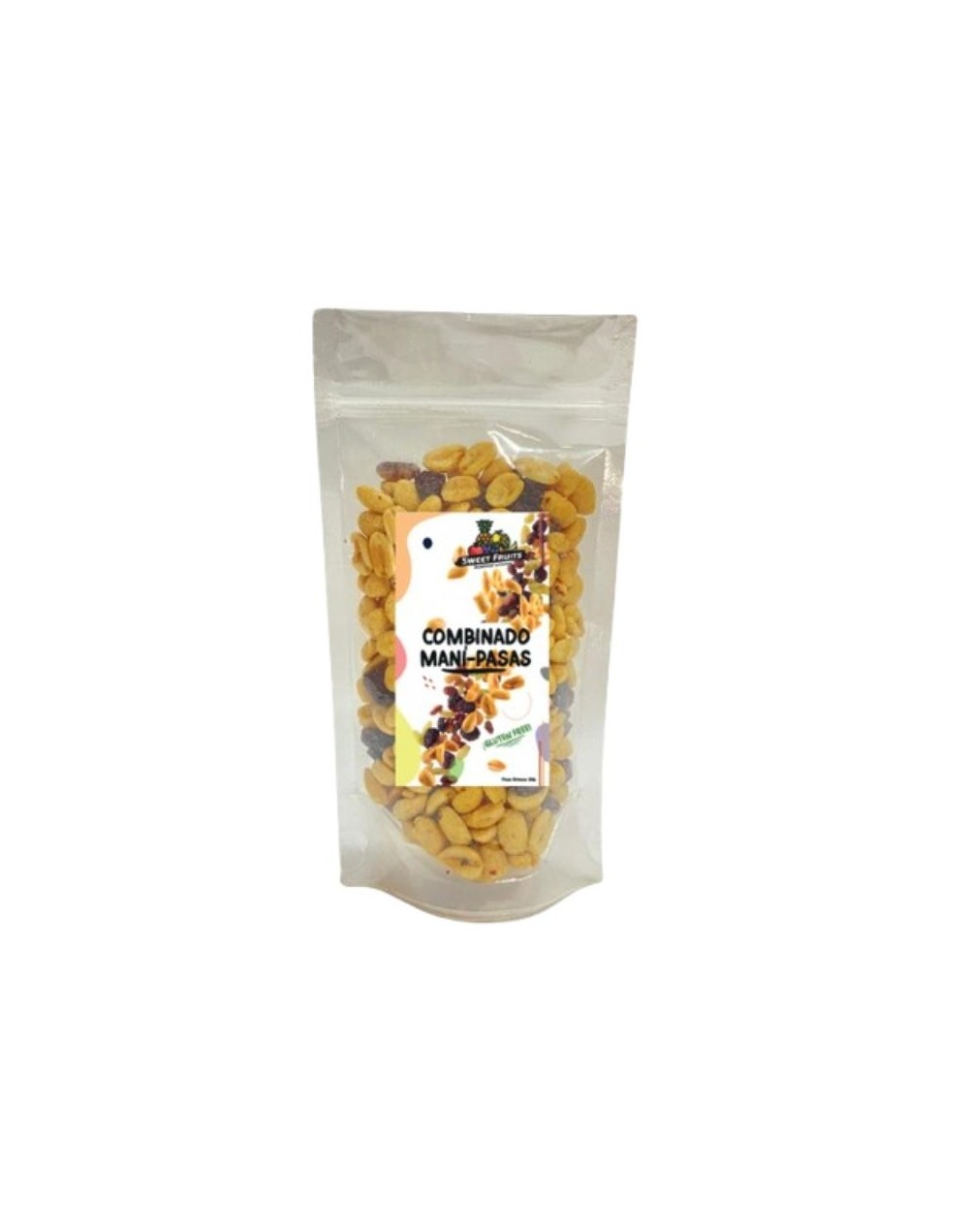 Frutos secos 125 gr(combinado mani y pasas)