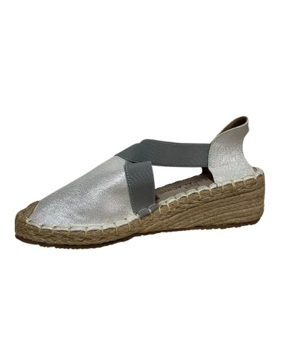 ALPARGATAS LOURDES PLATEADA