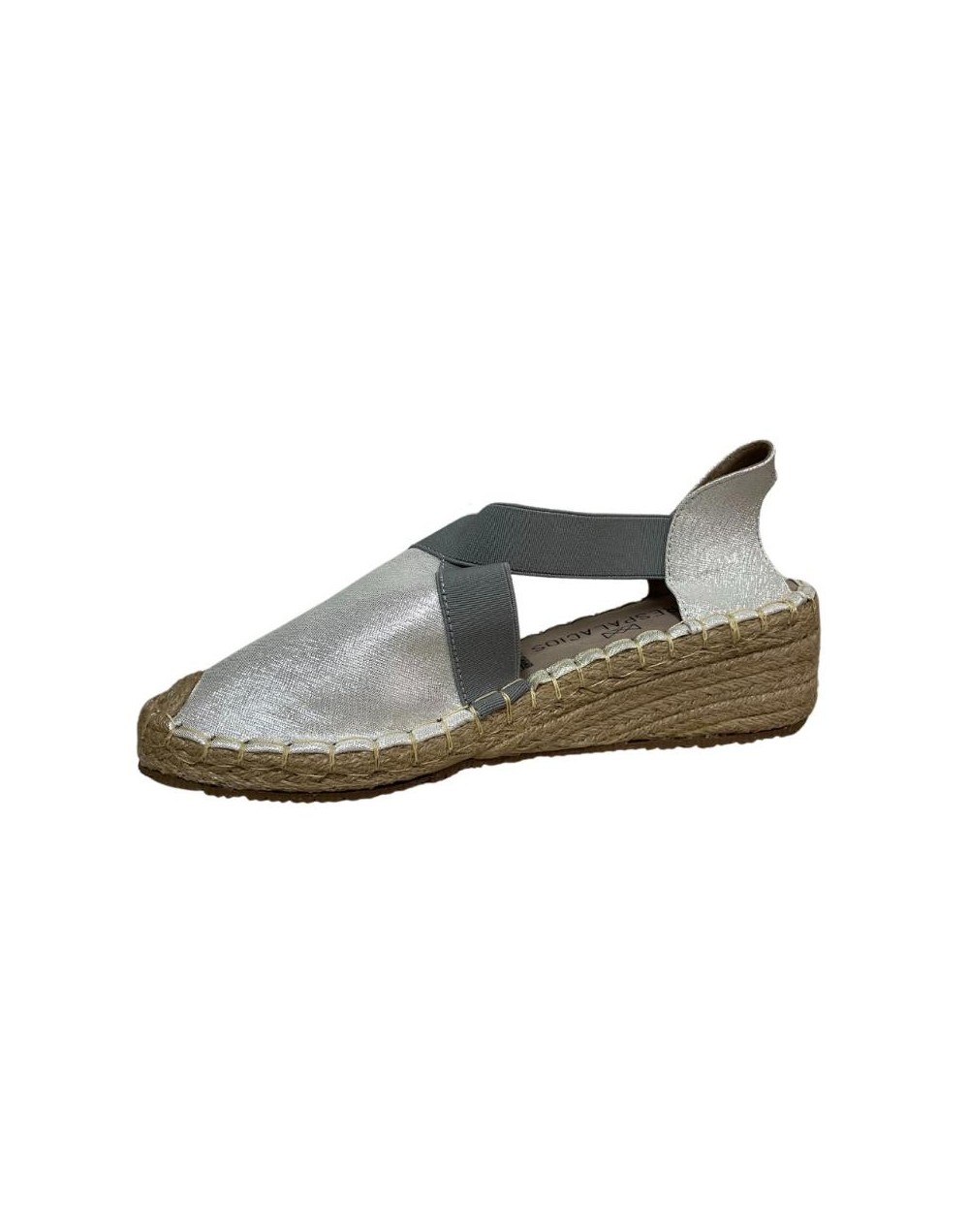ALPARGATAS LOURDES PLATEADA