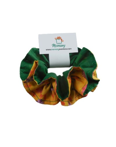 Doble faz scrunchies, moñas, ligas, bambas para cabello