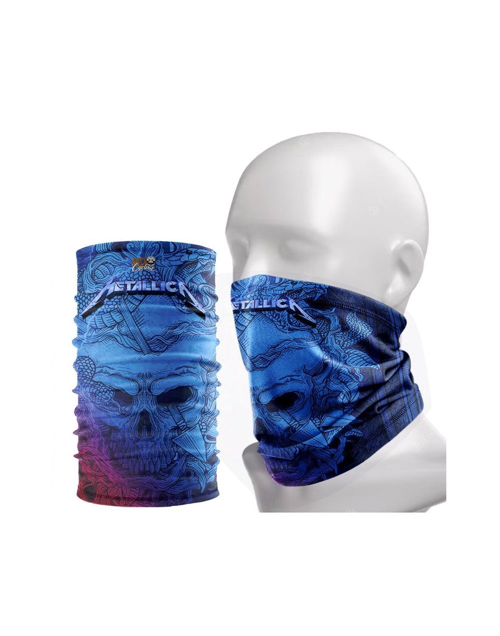 Compre Cuello Pescuezo para Moto Ciclismo de Metallica - Protección y Estilo | RockCycling