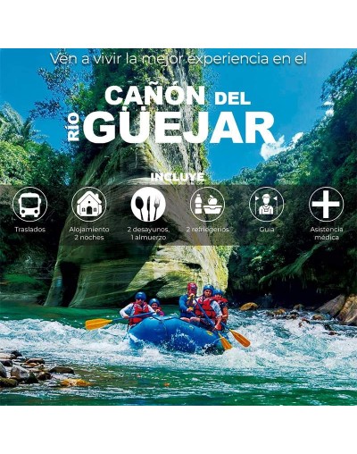Vive la mejor experiencia en el cañón del guejar
