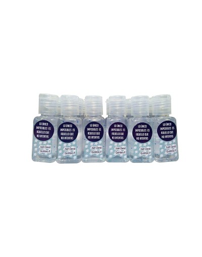 Recordatorios para eventos gel antibacterial
